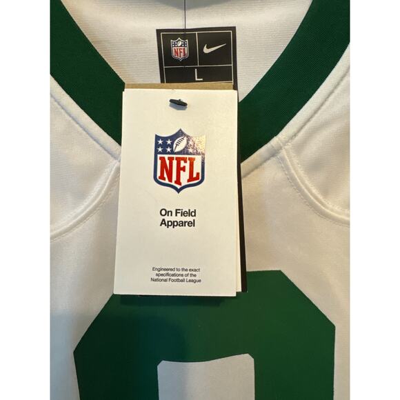 Brand New Nike Engineered Men's Size Large Aaron Rodgers Jersey Jets NFL White - Picture 6 of 10